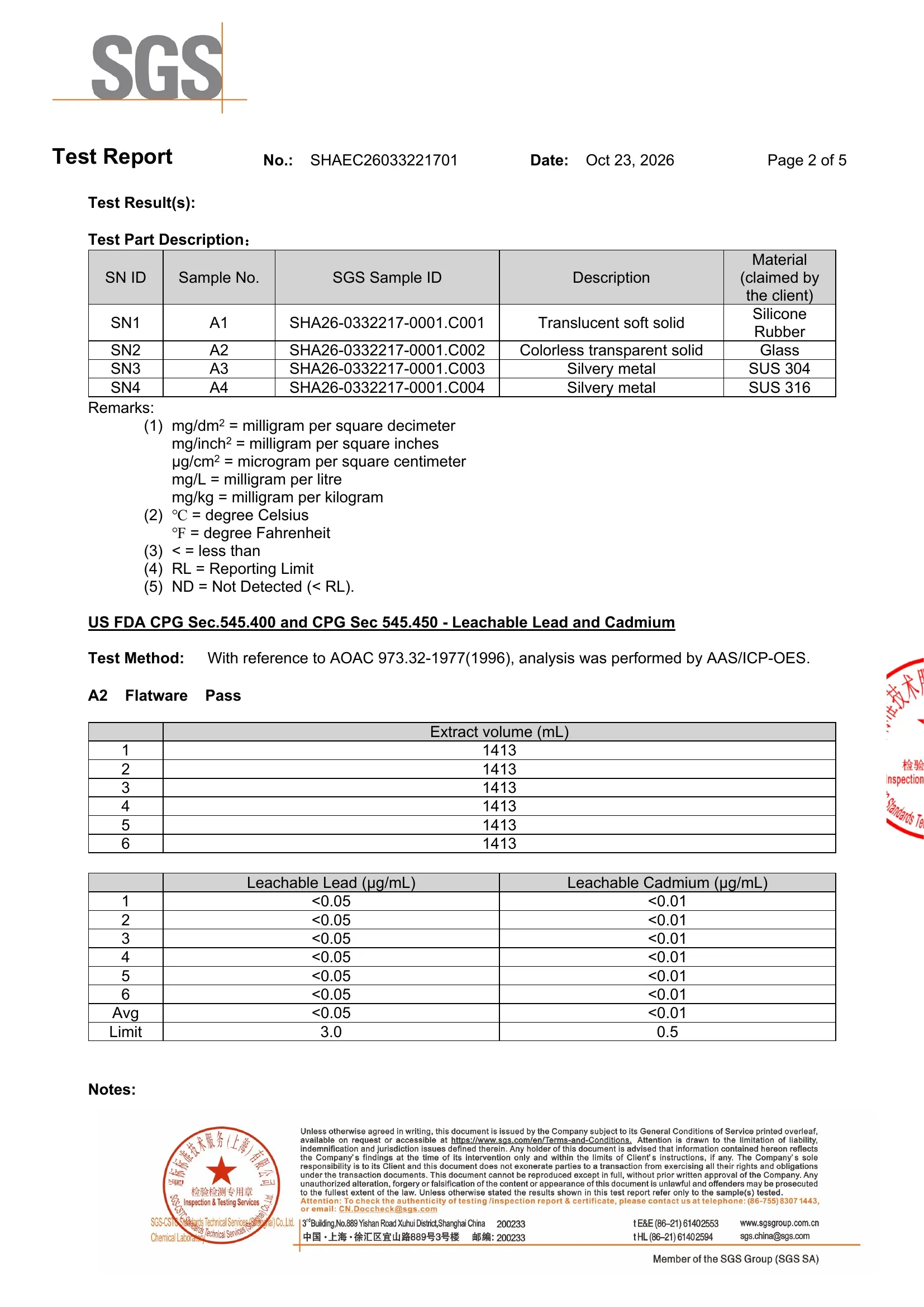 SGS-report-page-2